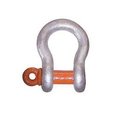 Cm Super Strong Anchor Shackle, 30 Ton Load, 134 In, 2 In Screw Pin, Galvanized M677G